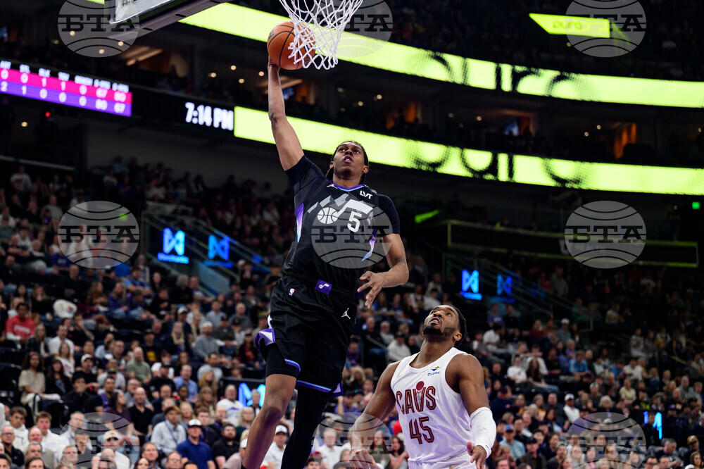 Cavaliers Jazz Basketball