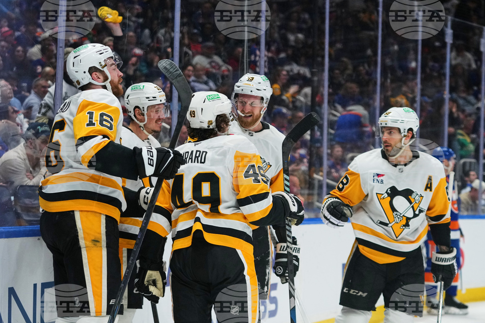 Penguins Islanders Hockey