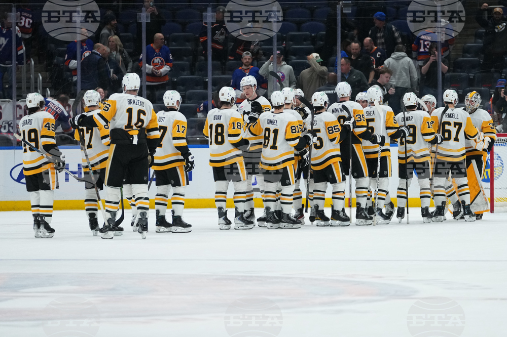 Penguins Islanders Hockey