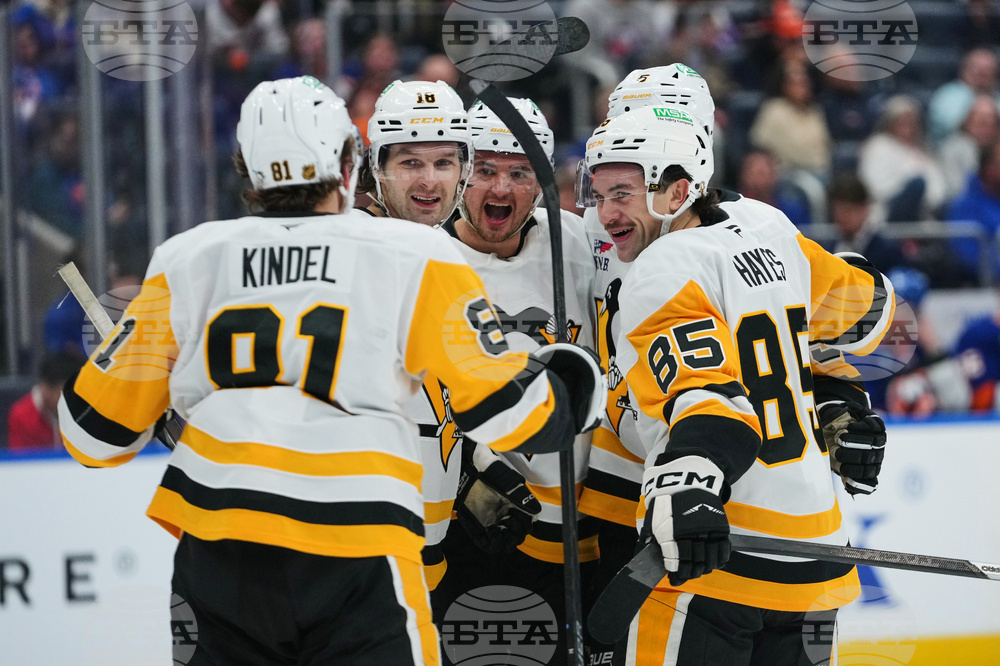 Penguins Islanders Hockey