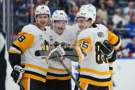 Penguins Islanders Hockey