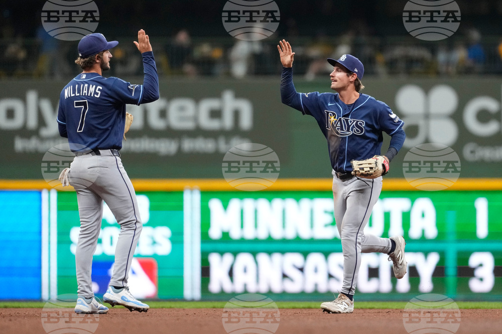 Rays Brewers Baseball