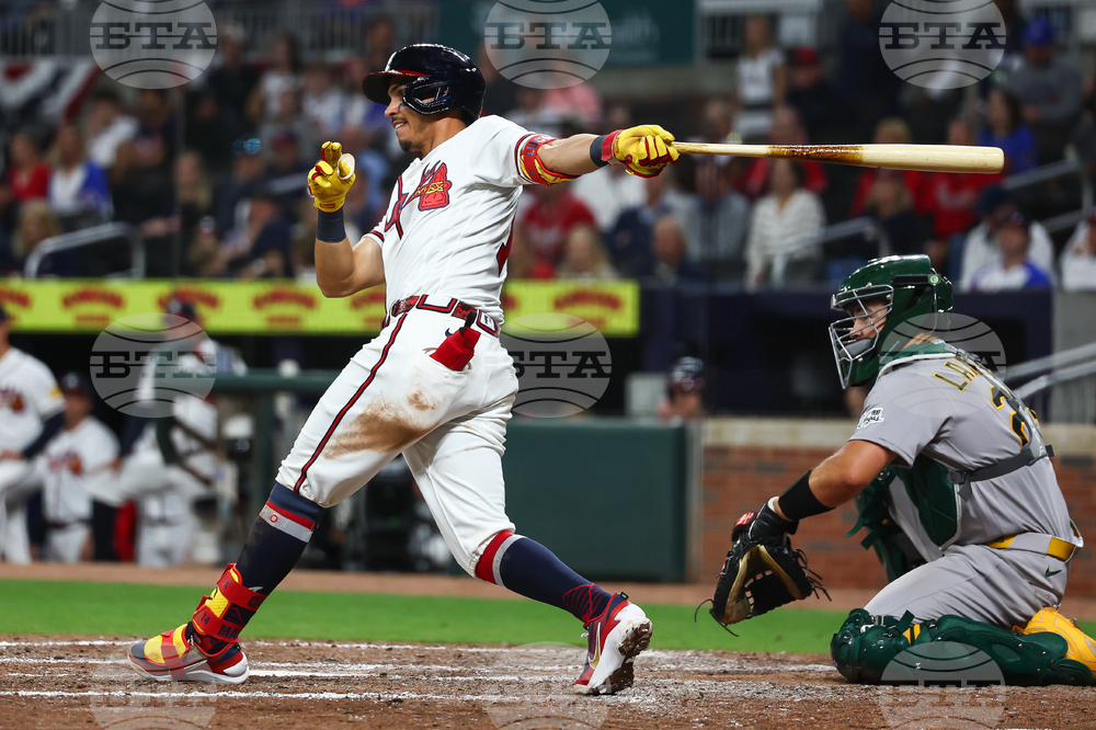 Athletics Braves Baseball