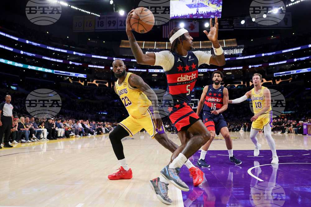 Wizards Lakers Basketball