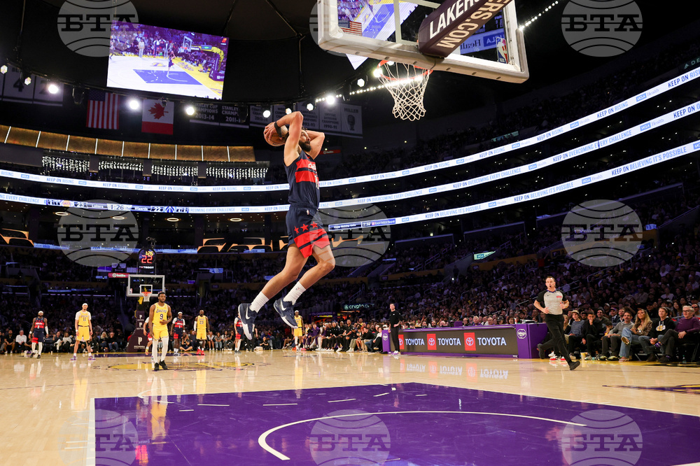 Wizards Lakers Basketball