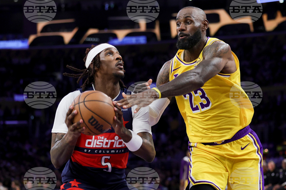 Wizards Lakers Basketball