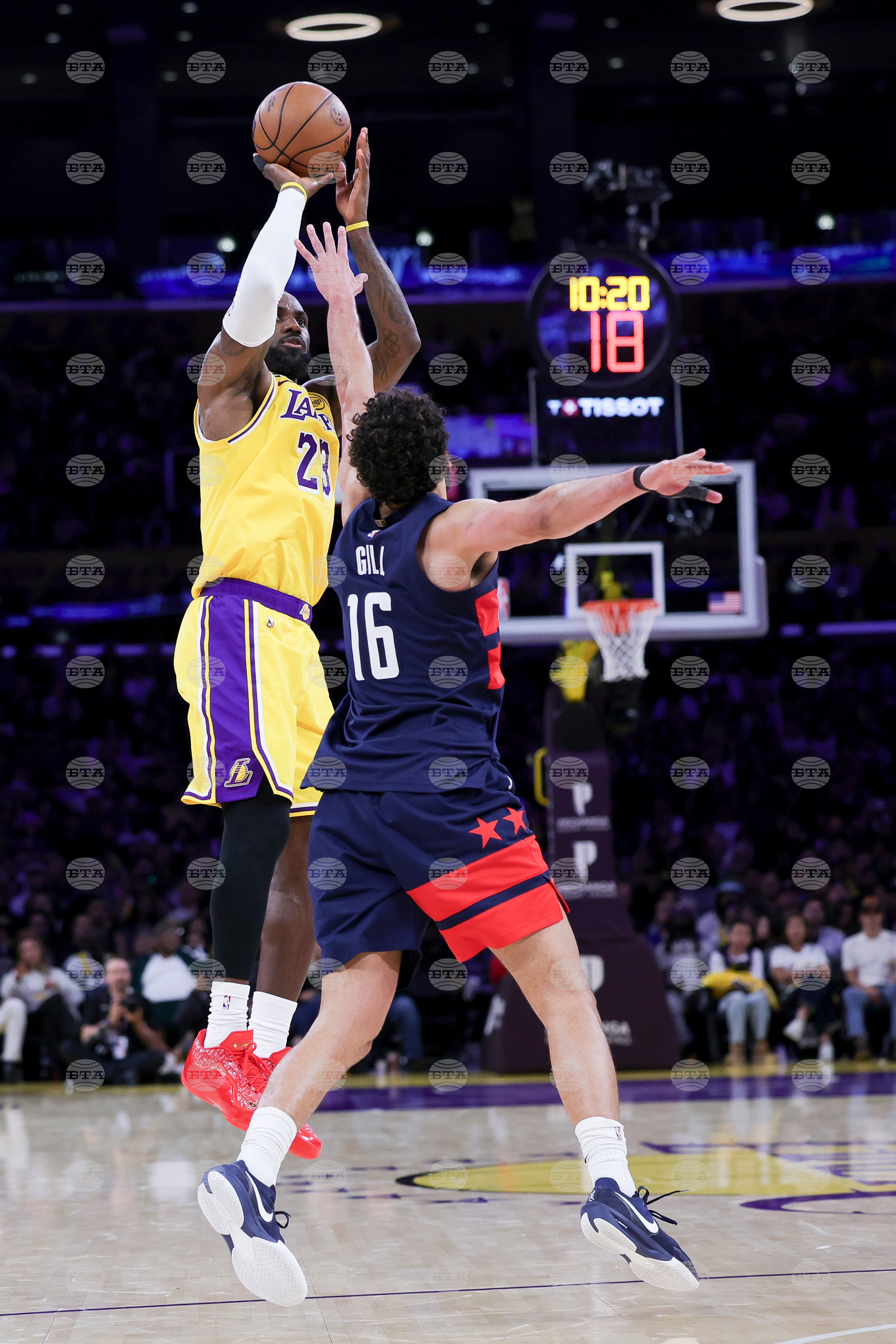 Wizards Lakers Basketball