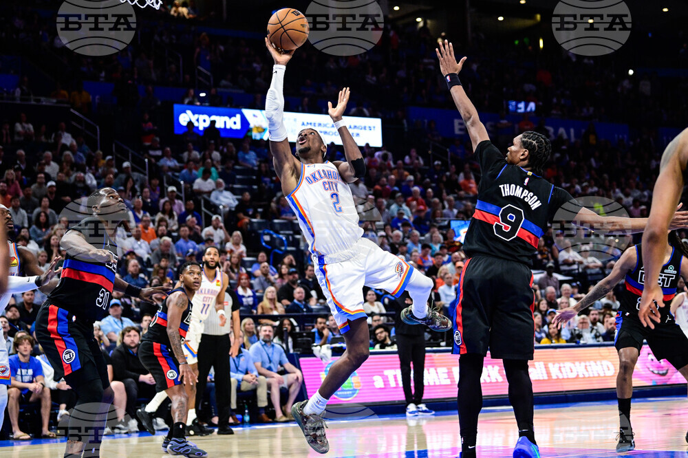 Pistons Thunder Basketball