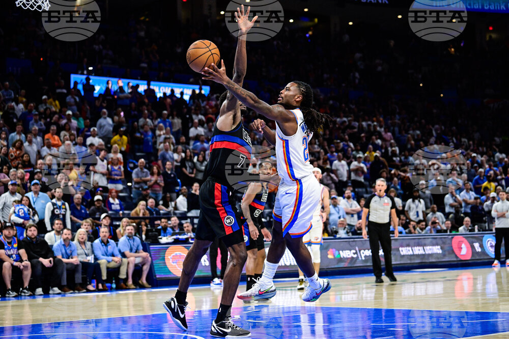 Pistons Thunder Basketball