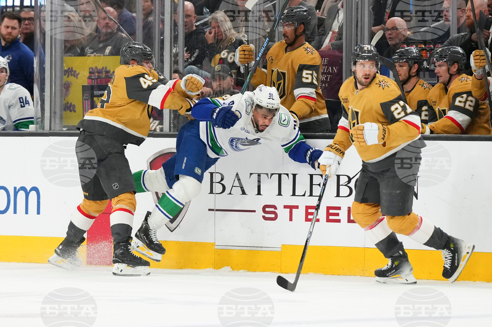 Canucks Golden Knights Hockey