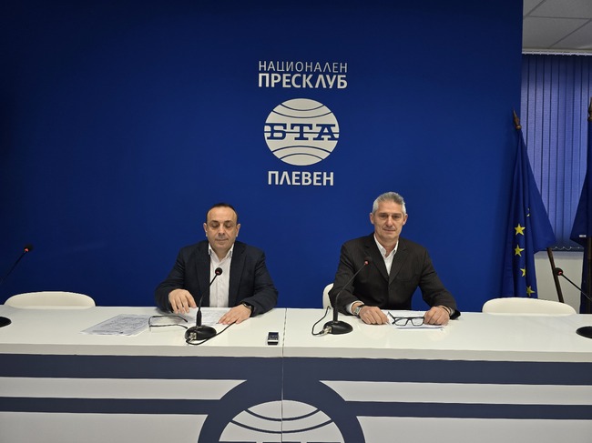 Пресконференция на кмета на община Белене Милен Дулев