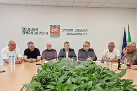 Стара Загора - Община - Берое - ветерани - пресконференция