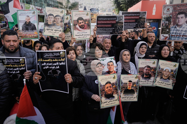 Протести на Западния бряг, след като Израел прие закон, който предвижда смъртно наказание за палестинци, осъдени за убийство 