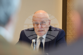 Управителят на БНБ Димитър Радев участва в среща с ръководители на дипломатически мисии у нас, организирана от Bulgarian Spirit Diplomatic Society Снимка:БНБ