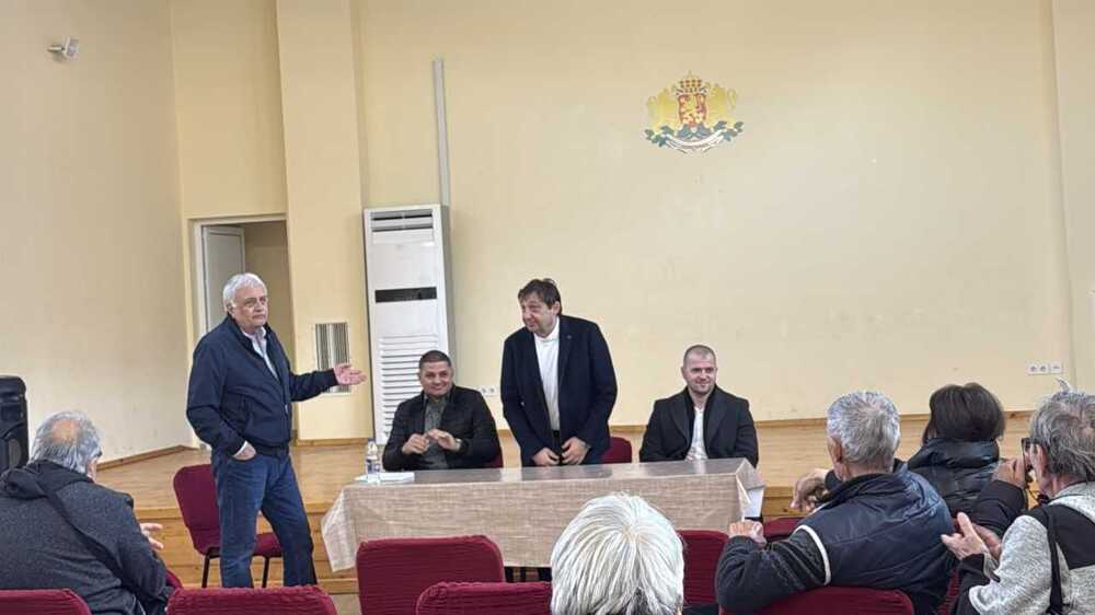 Кандидатите за народни представители от коалиция „Прогресивна България“ в 6-и МИР - Враца се срещнаха с жители на село Бели извор