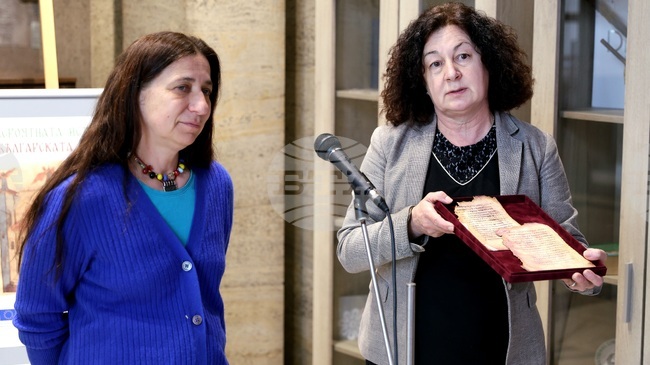 Българската азбука е огромно наследство за целия свят, не само за България, каза доц. Калина Иванова, директор на Националната библиотека