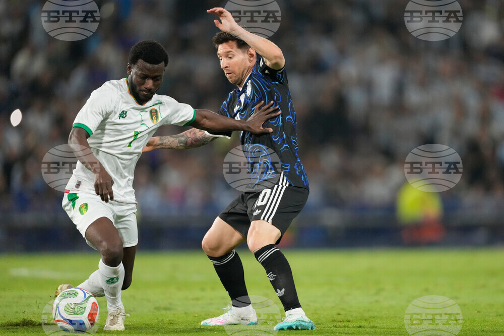 CORRECTION Argentina Mauritania Soccer