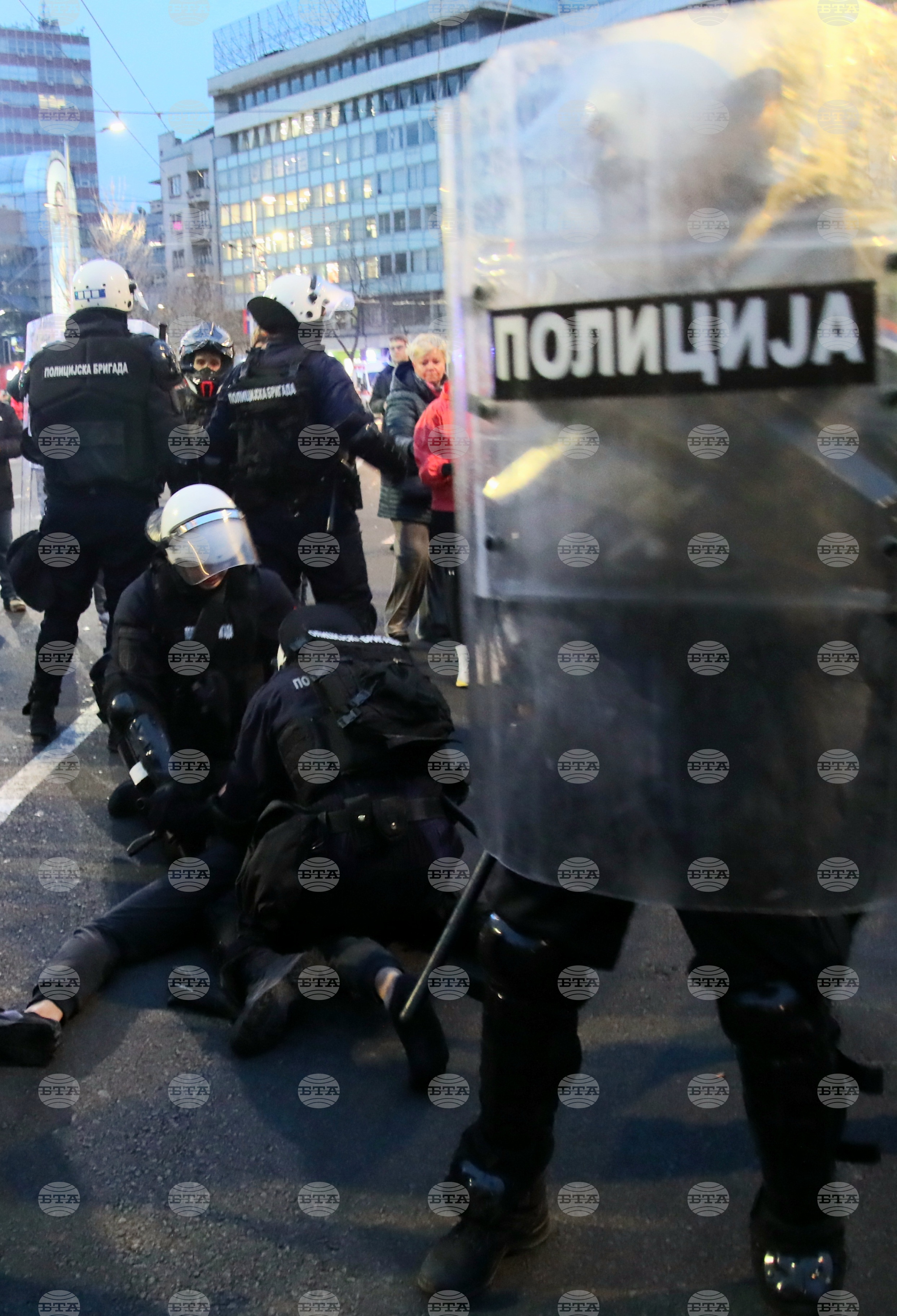 Сърбия - протест