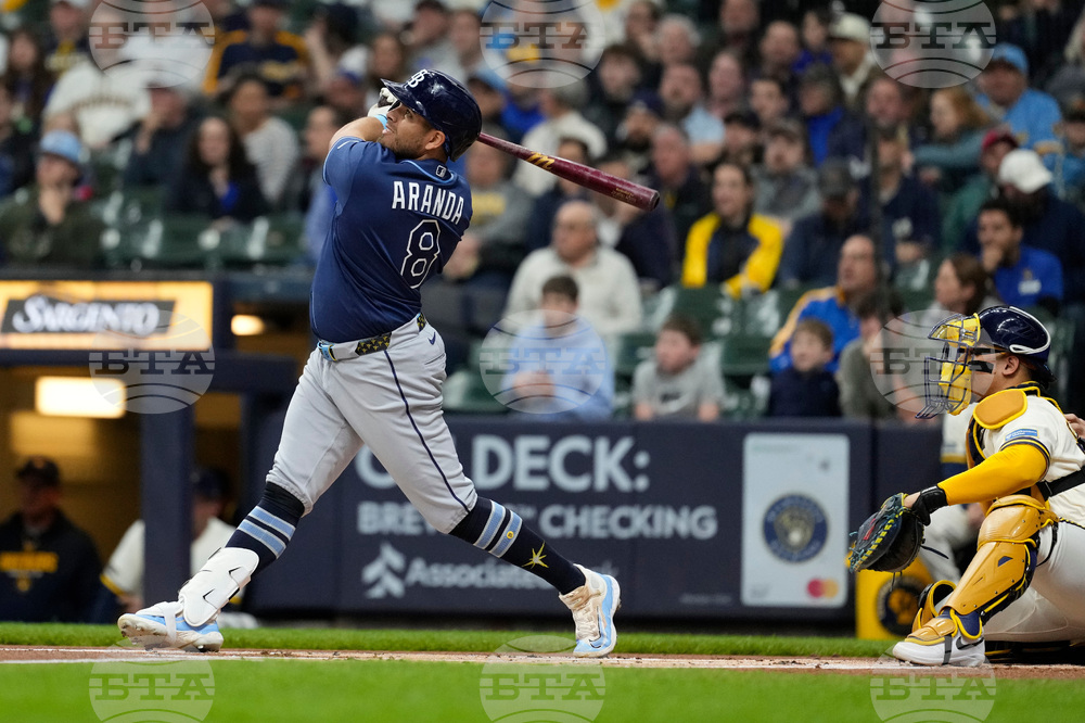 Rays Brewers Baseball