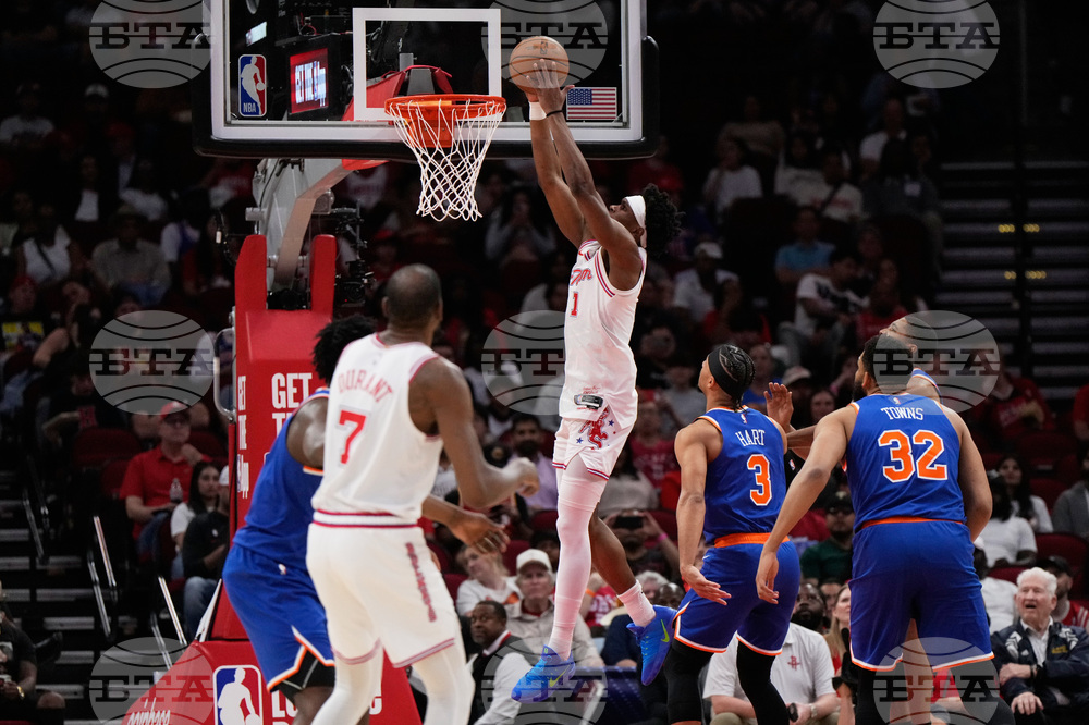 Knicks Rockets Basketball