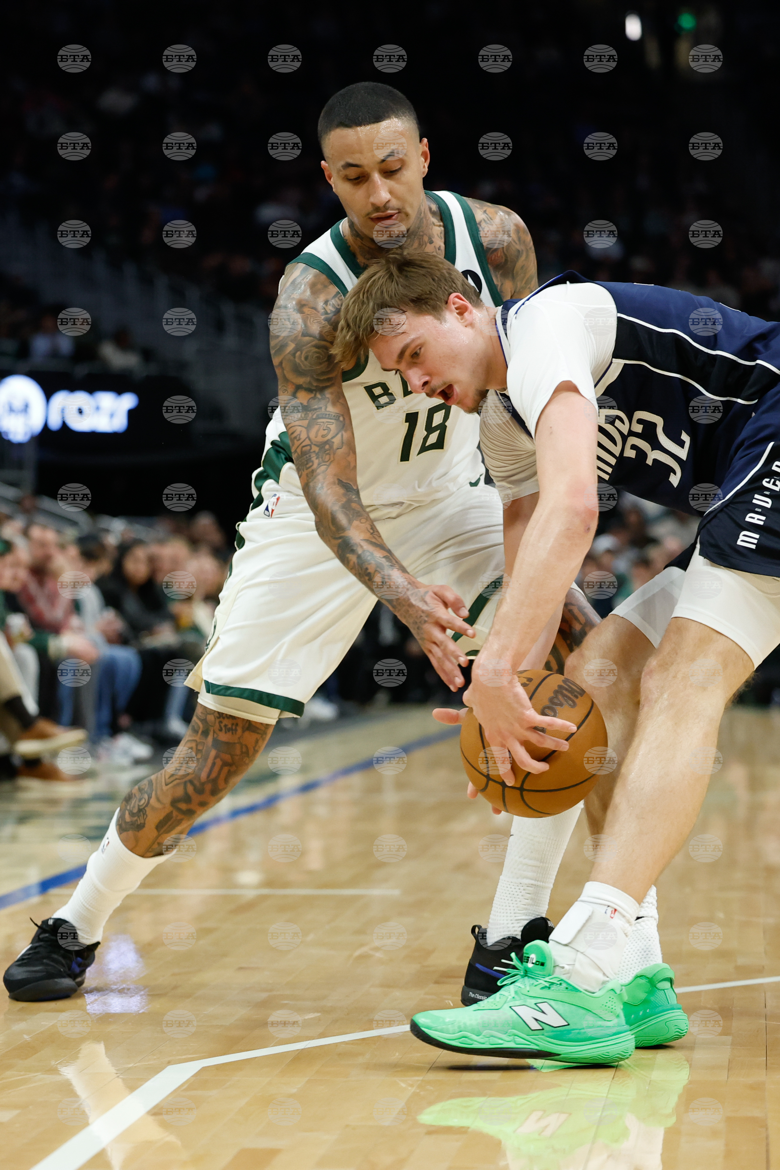 Mavericks Bucks Basketball