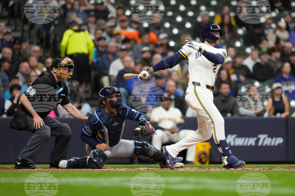 Rays Brewers Baseball