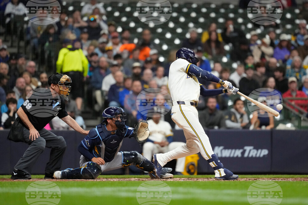 Rays Brewers Baseball