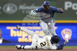 APTOPIX Rays Brewers Baseball