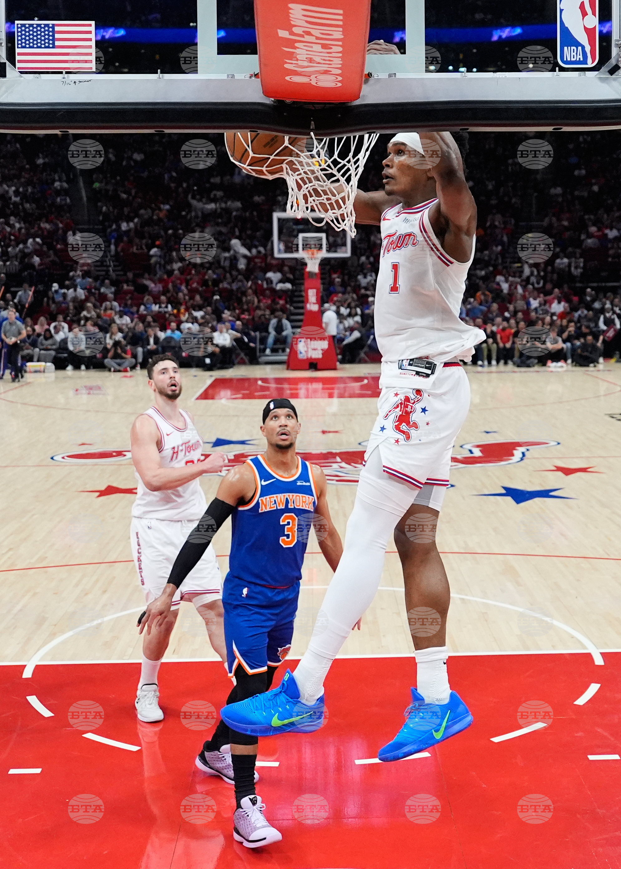 Knicks Rockets Basketball