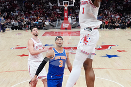 Knicks Rockets Basketball