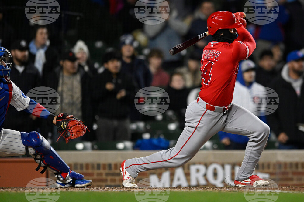 Angels Cubs Baseball