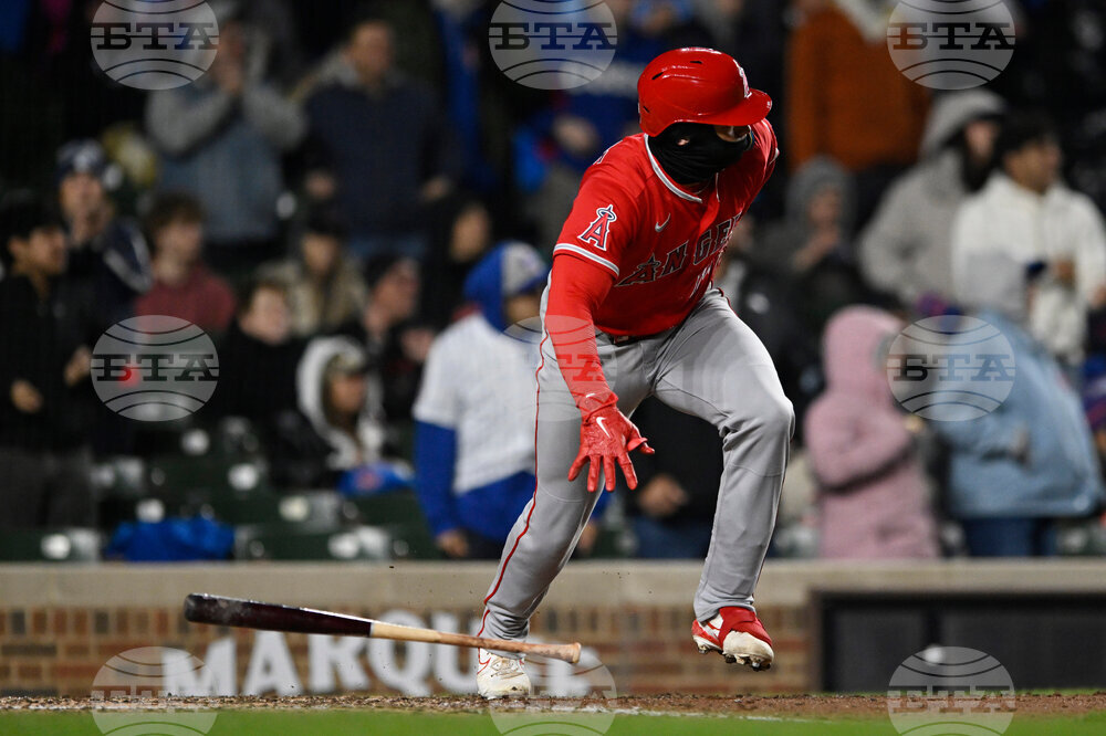 Angels Cubs Baseball