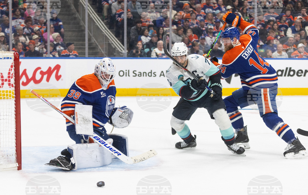 Kraken Oilers Hockey