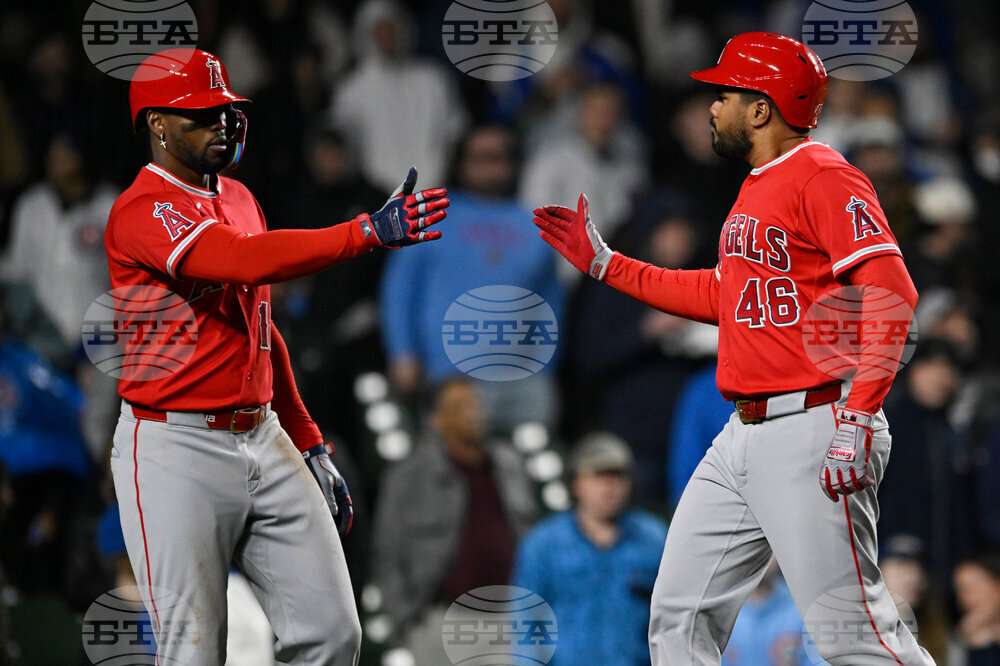 Angels Cubs Baseball