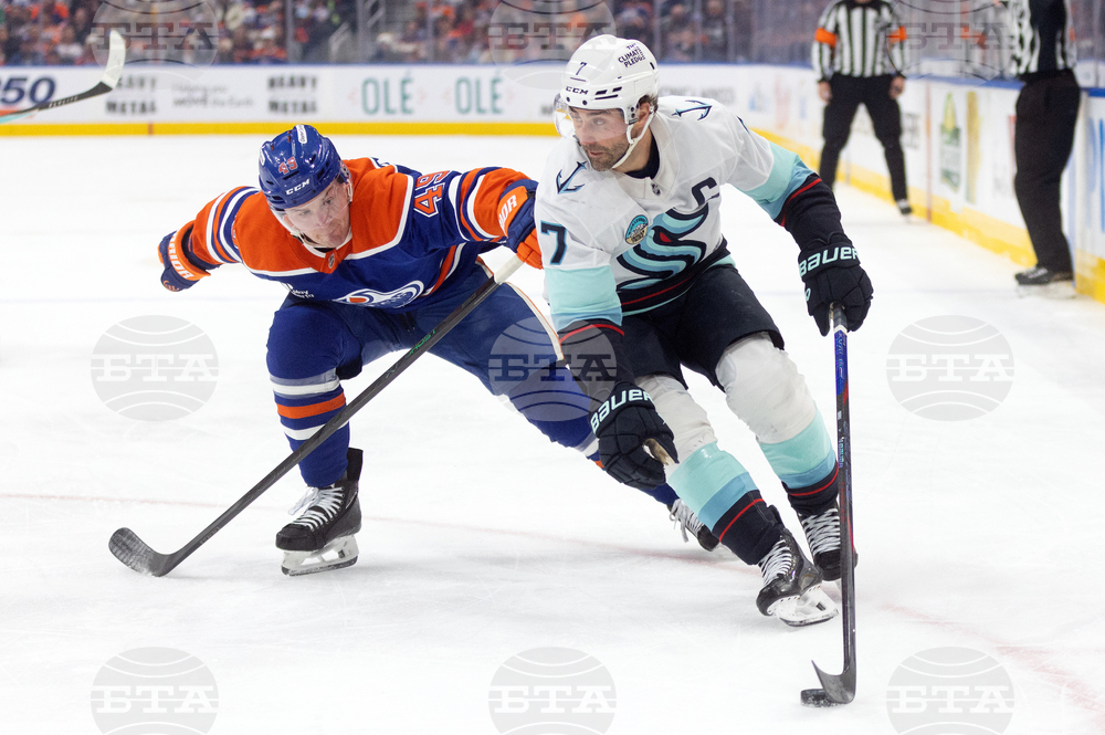 Kraken Oilers Hockey