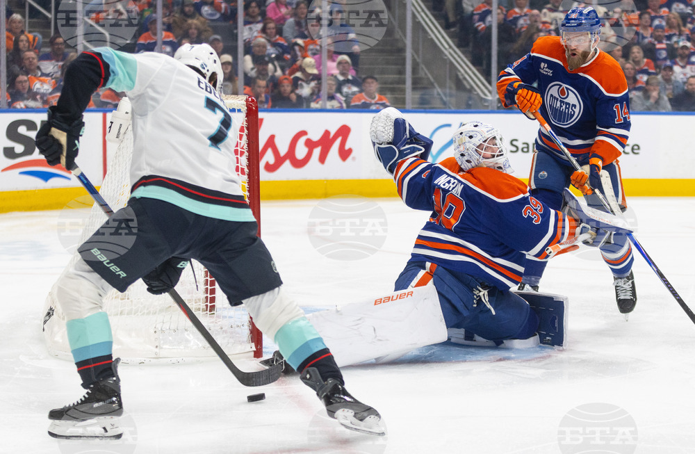 Kraken Oilers Hockey