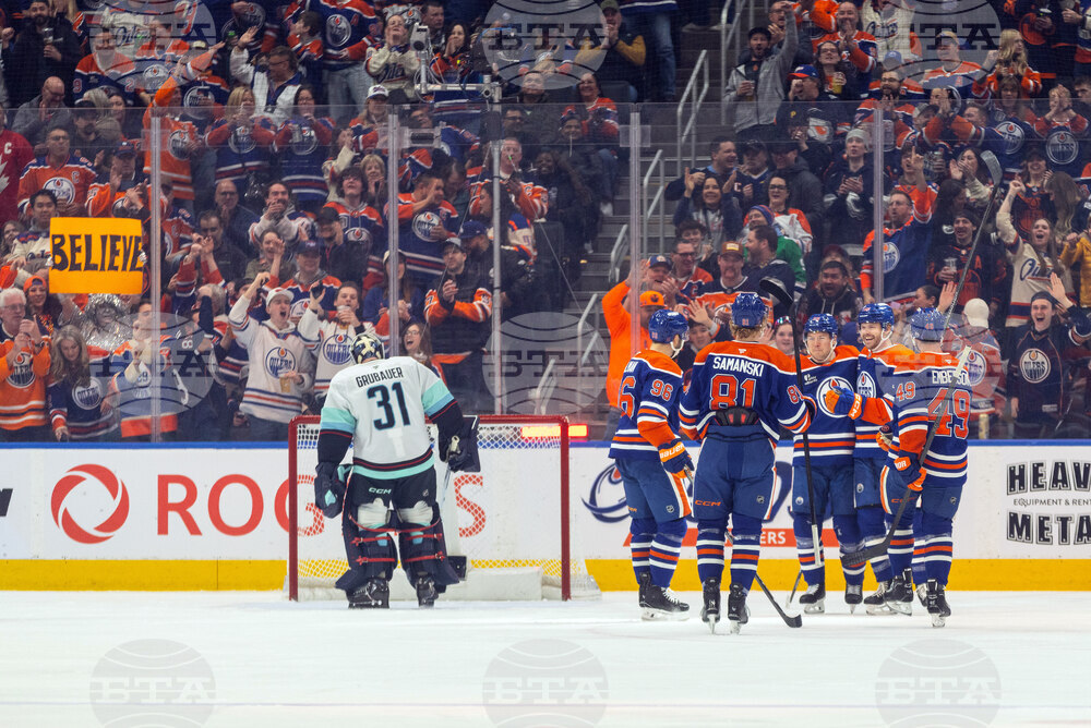 Kraken Oilers Hockey