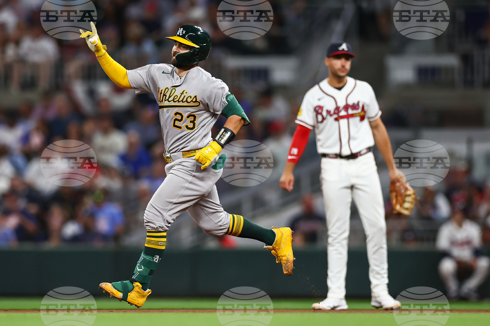 Athletics Braves Baseball