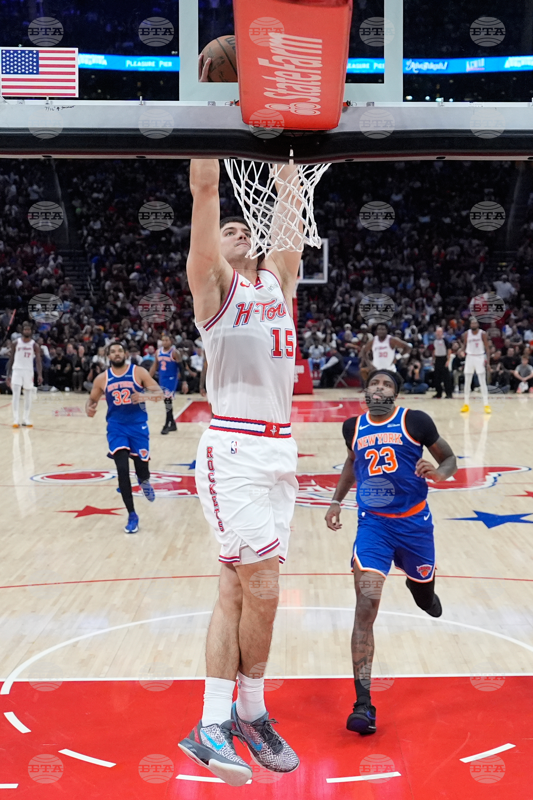 Knicks Rockets Basketball