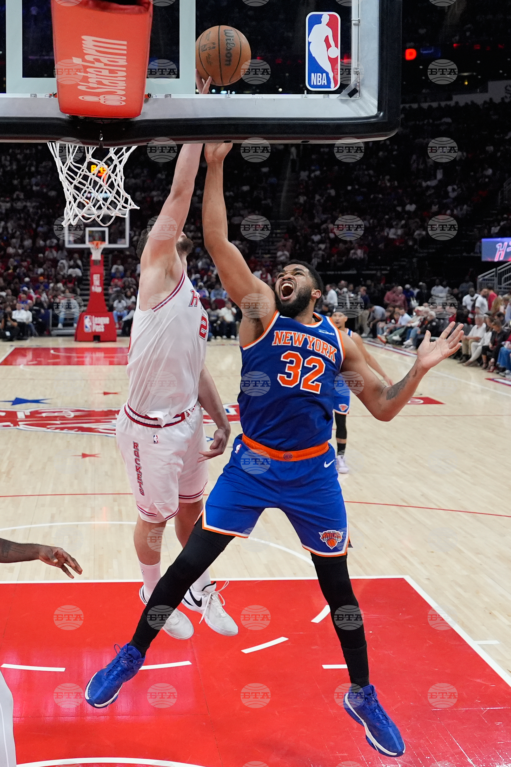 Knicks Rockets Basketball