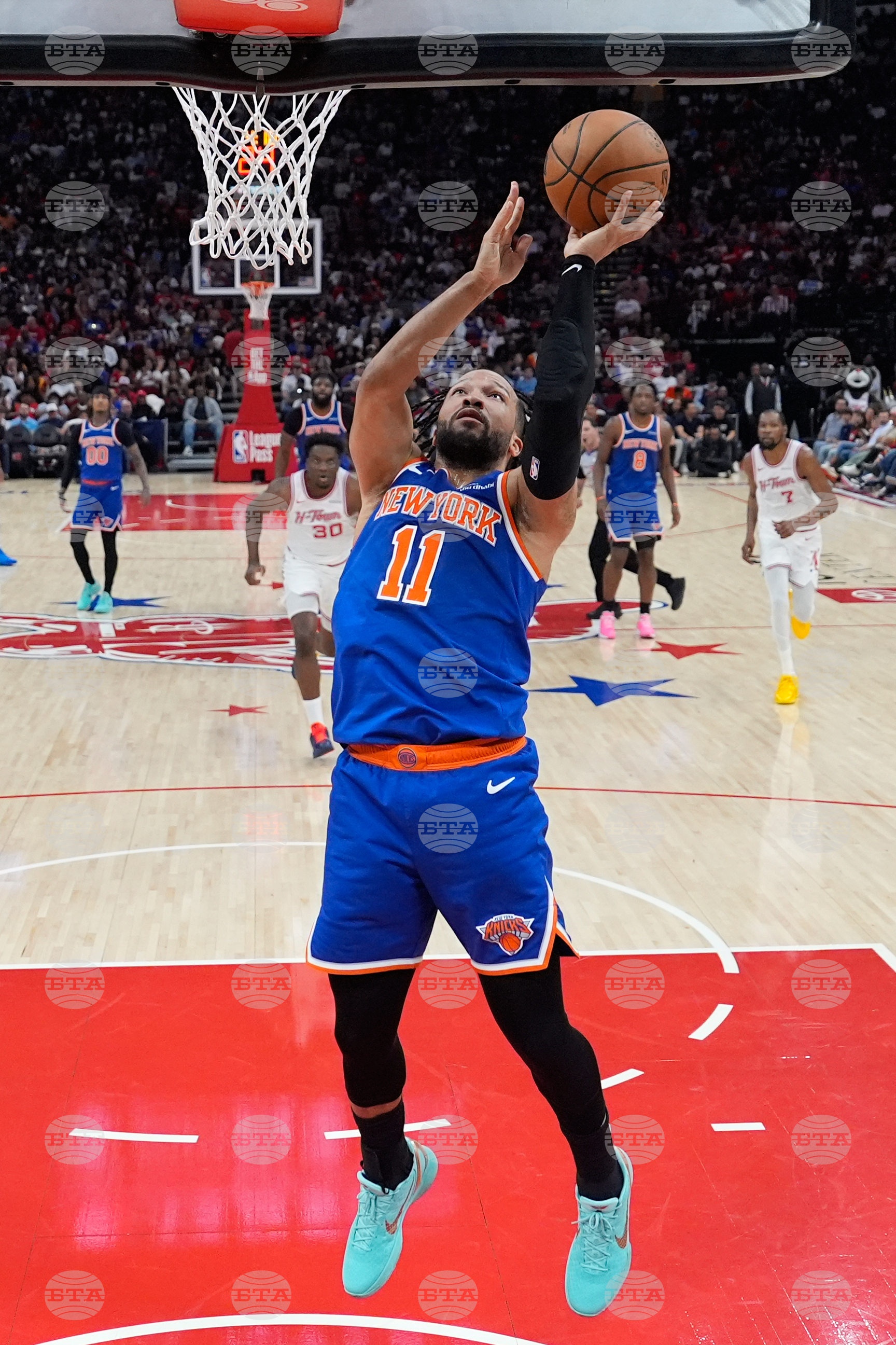 Knicks Rockets Basketball