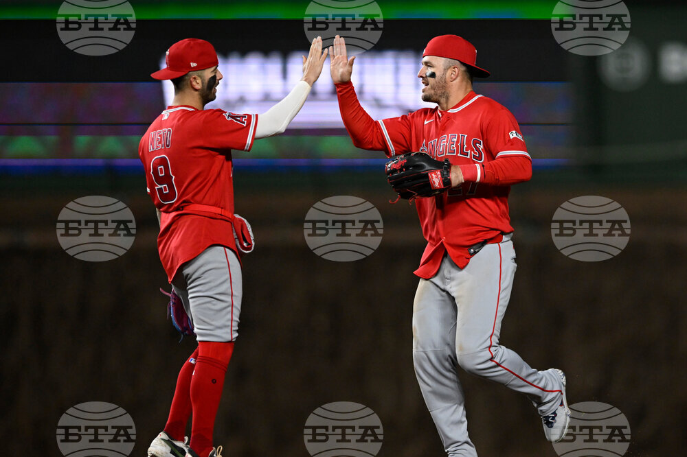 Angels Cubs Baseball