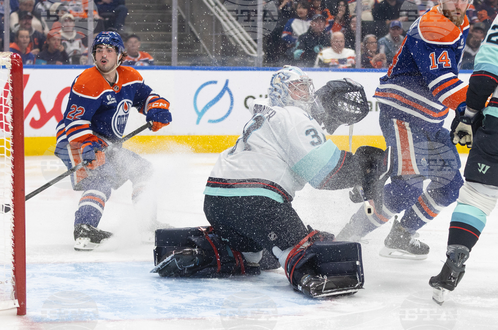 Kraken Oilers Hockey