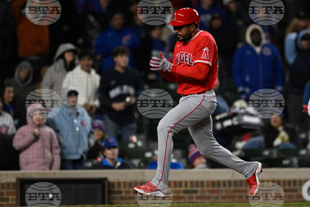 Angels Cubs Baseball
