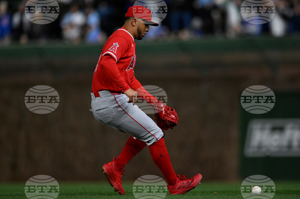 Angels Cubs Baseball
