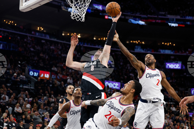 Trail Blazers Clippers Basketball