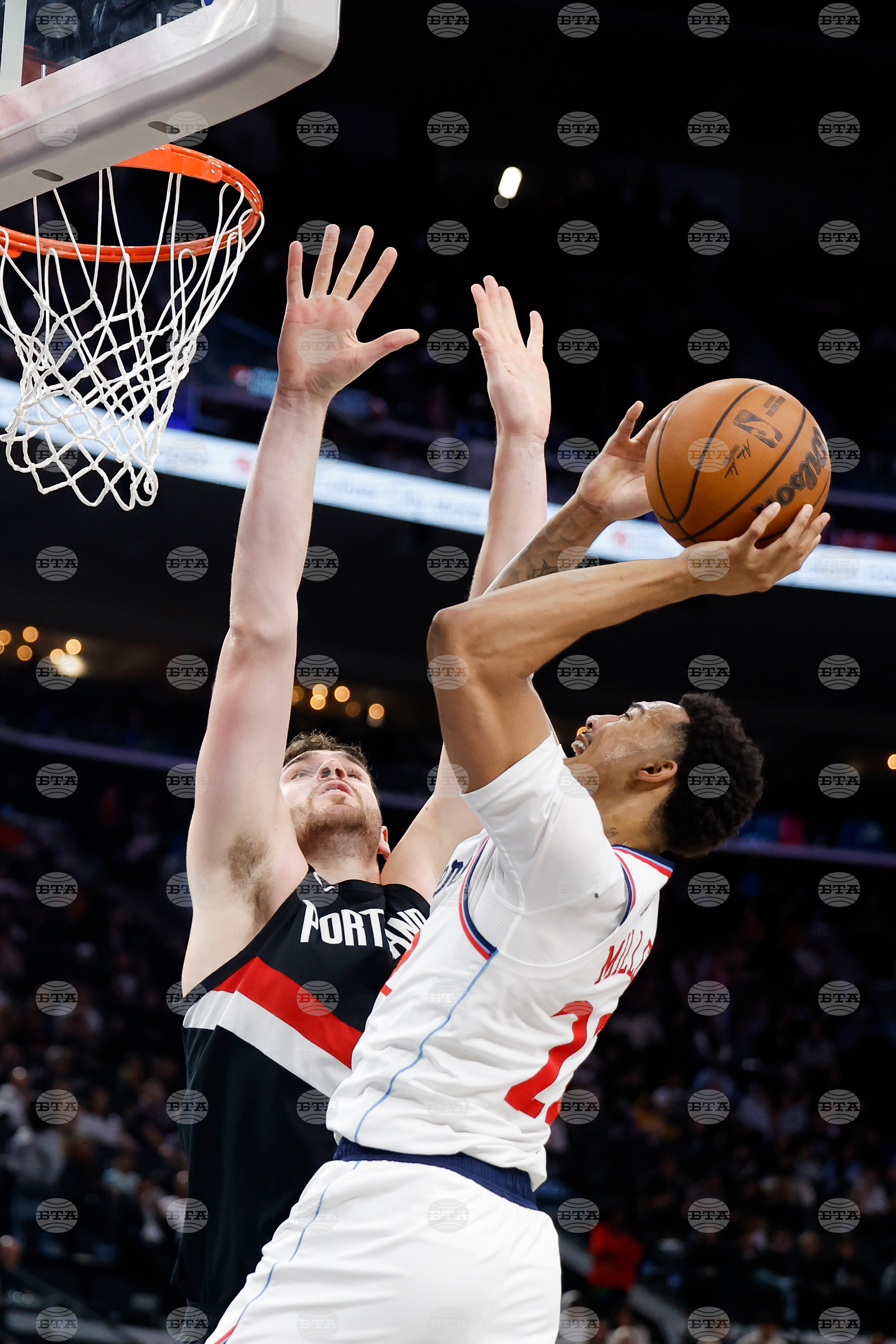 Trail Blazers Clippers Basketball