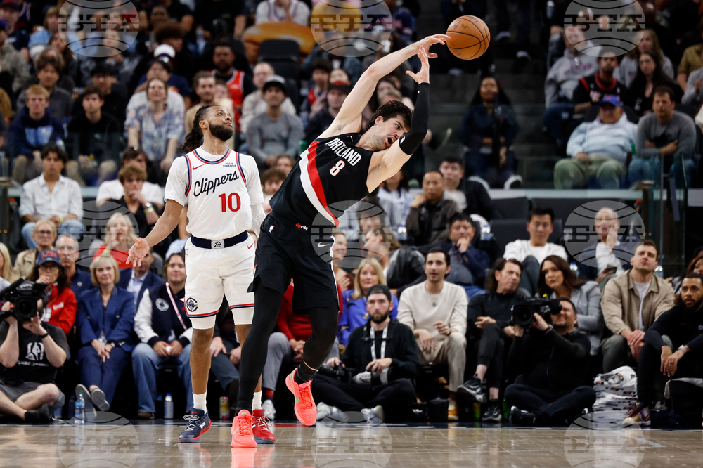Trail Blazers Clippers Basketball