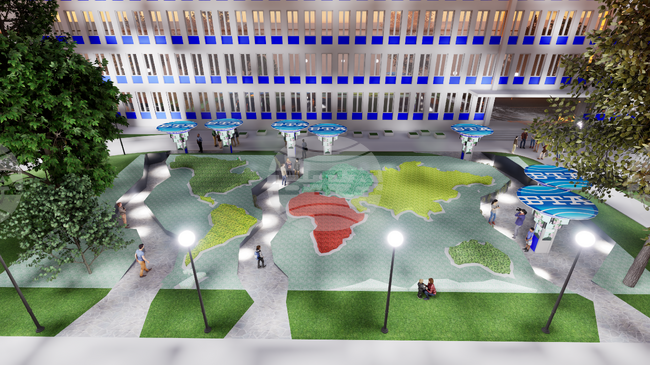 БТА обяви обществена поръчка за цялостна реконструкция на пространството пред сградата си в столицата