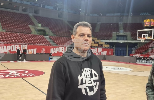 Треньорът на Апоел Тел Авив Димитрис Итудис преди домакинството срещу Панатинайкос в София: "Подготвяме се за много важен мач"